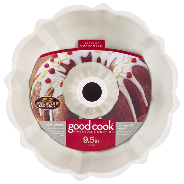 GoodCook Non-Stick Bundt Cake Pan 9.5 x 3.25in Fluted 