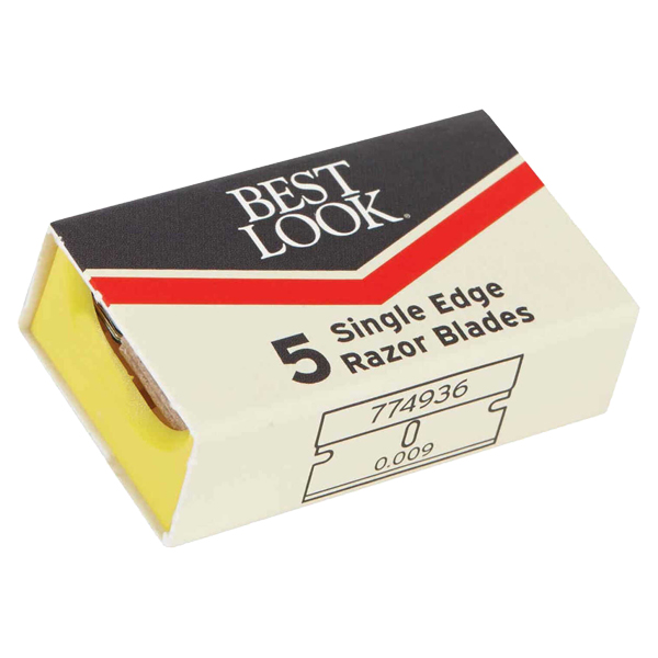  Best Look Single Edge Razor Blades 5-Pack