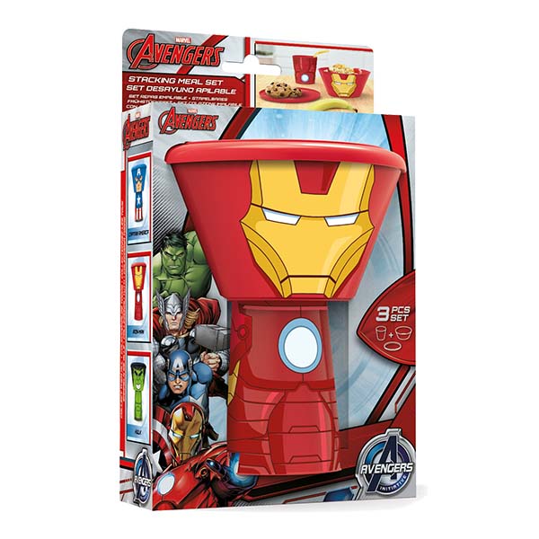 Disney Kids Meal Set Stackable - Iron Man