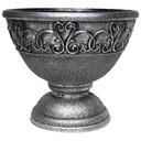 Royal Homes Flowerpot 20.5x18.5in, Gold/ Silver/ Copper