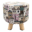 Royal Homes Fabric Foot Stool 11in