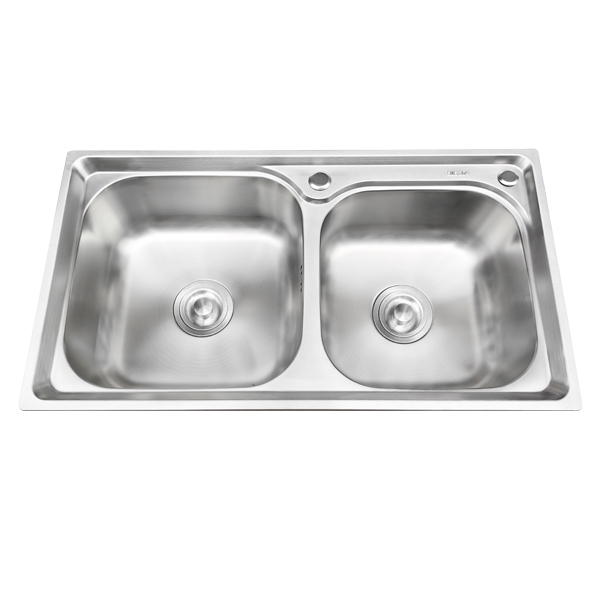 Royal Homes Topmount Double Bowl Kitchen Sink