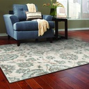 Classy Homes Rugs Blue Floral 5'x7'