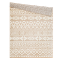 L'Baiet Rugs  Beige Geometric 5'x7'