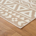 L'Baiet Rugs  Beige Geometric 5'x7'