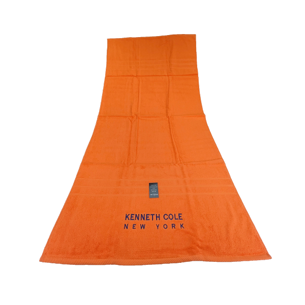 Kenneth Cole Bath Towel 30x60in Orange