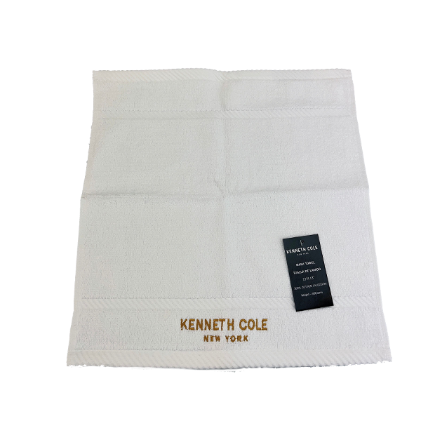 Kenneth Cole Face Towel 13in White