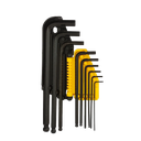 Stanley 9 Piece Metric Round End Long Hex Key Set