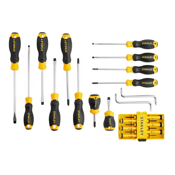 Stanley CushionGrip Screwdrivers - Set of 20