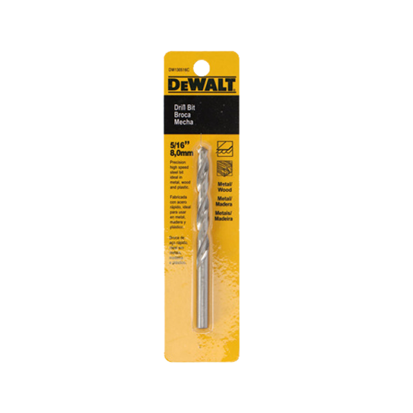 Dewalt Metal / Wood Drill Bit 8mm 5/16 In.