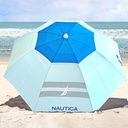 Nautica Beach Umbrella 7 Ft. Blue Wave J-Class