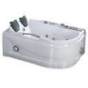 Royal Homes Jacuzzi Bathtub Left Side 66.9&quot;x47.2&quot;x26.7&quot;