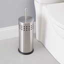 Home Basics Brushed Stainless Steel Toilet Plunger