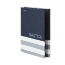 Nautica Folding Storage Cube, Navy Stripe