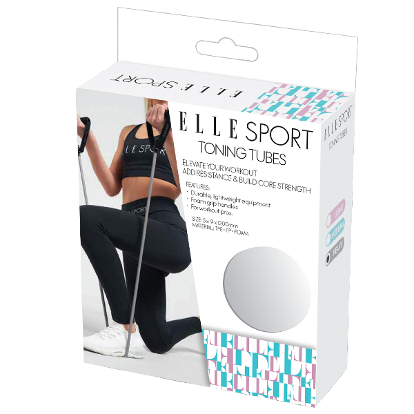 Elle Sport Toning Tubes, Grey