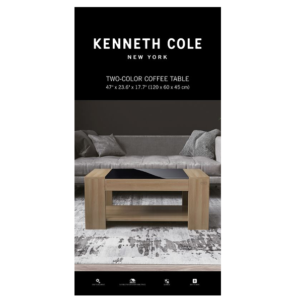 Kenneth Cole Coffee Table 2-Colour, Oak