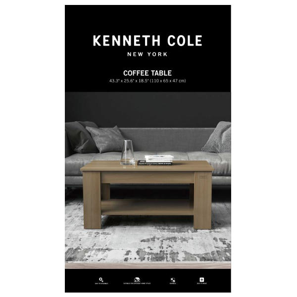 Kenneth Cole Coffee Table, Oak