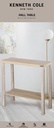 Kenneth Cole Hall/ Entry Table, Oak