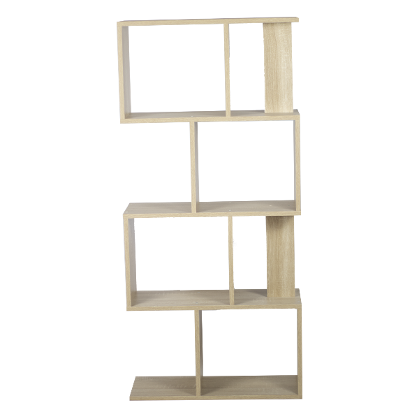 Kenneth Cole 4-Tier Bookshelf, Oak