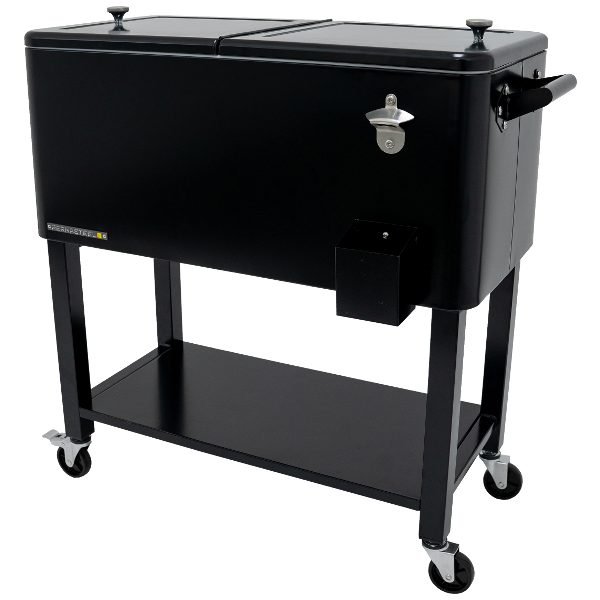 Permasteel Cooler 80 Qt. Black