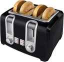 Black &amp; Decker 4-Slice Black Toaster