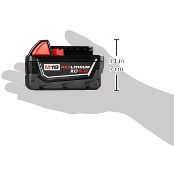 Milwaukee M18 REDLITHIUM XC 18 Volt Lithium-Ion 5.0 Ah Resistant Tool Battery