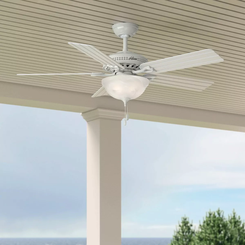 Hunter Ceiling Fan 52in Astoria, White. (C.F.M - 2944)