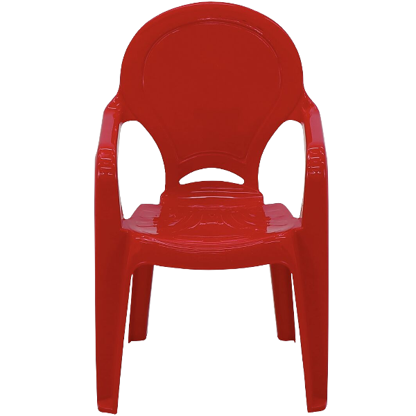 Tramontina Kids Plastic Arm Chair Tic Tac Red