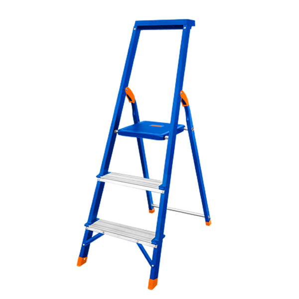 Wadfow 3-Step Household Ladder Steel &amp; Aluminium