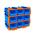 Wadfow 9-Bin Modular Storage Tower