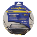 Goodyear Sun Shade, Silver/ Black 
