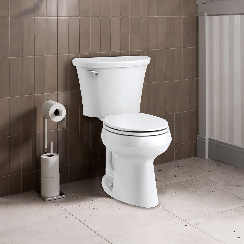 Kohler Cavata Complete Solution Toilet Elongated Bowl 1.28 GPF, White