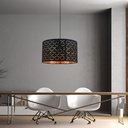 ****Royal Homes Indoor Ceiling Light Matte Black &amp; Gold