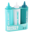 Baker's Secret 3pc Squeeze Bottle Set 6.8 In.