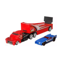 Hot Wheels Super Rigs Toy Transporter Truck &amp; Toy Car, Assorted