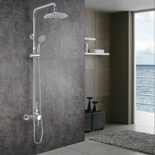 Royal Homes Shower Set, Chrome Finish