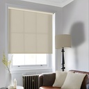  Classy Homes Sunscreen Roller Blind 26x50 In., Beige