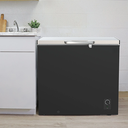 Sankey Chest Freezer 7 Cu. Ft. Black with Stainless Steel Top