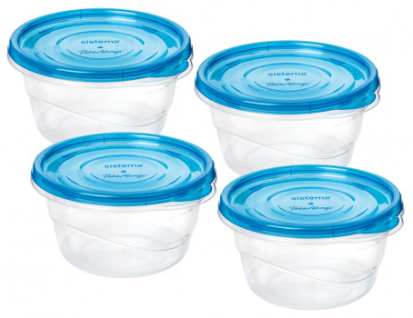 Sistema 4-pk TakeAlongs 760ml Small Bowls