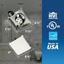 Broan Bath Exhaust Fan 50 CFM 2.0 Sones 120V