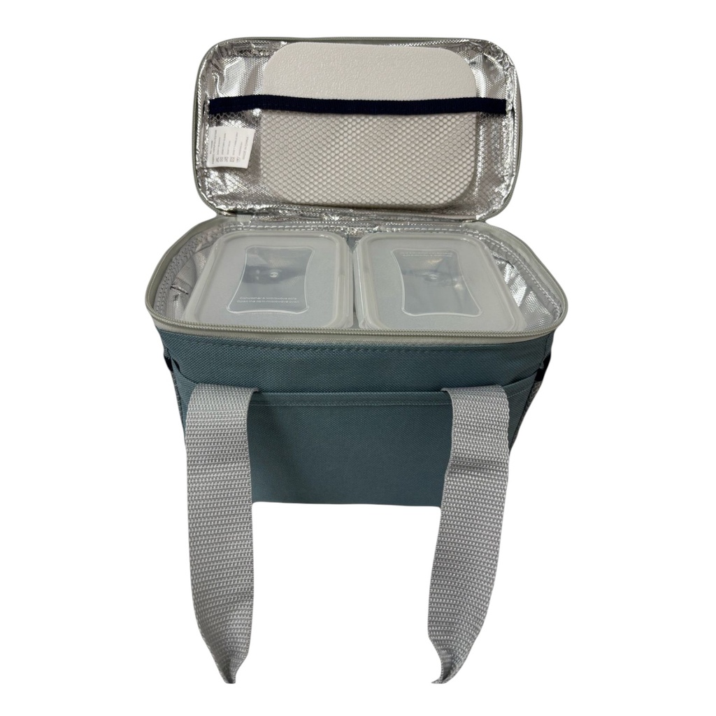 Hydragear 5pc Cooler Set - Ice Pack, (2) 14oz and (1) 40oz Food Storage Containers - Asst
