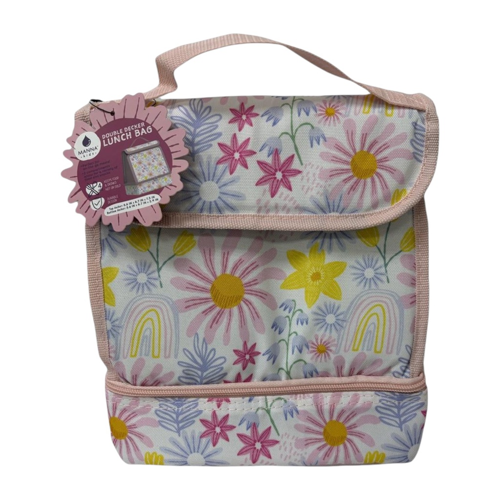 Manna Double Decker Lunch - Blocks/Flower