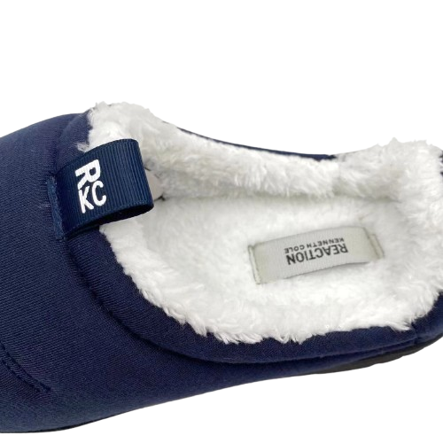 ****Kenneth Cole Men Mule Slipper Navy, Medium