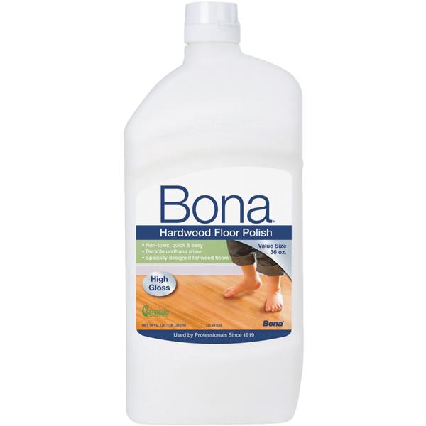 Bona High Gloss Hardwood Floor Polish 36 Oz.
