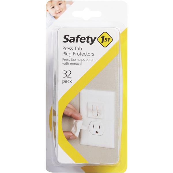 Safety 1st Press Tab Plug Protector White (36-Pack)