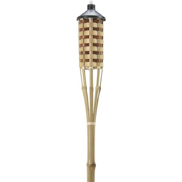 Outdoor Expressions Natural Bamboo Patio Torch 60 In.