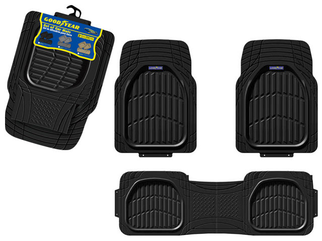 Goodyear 3pc Car Mat Set