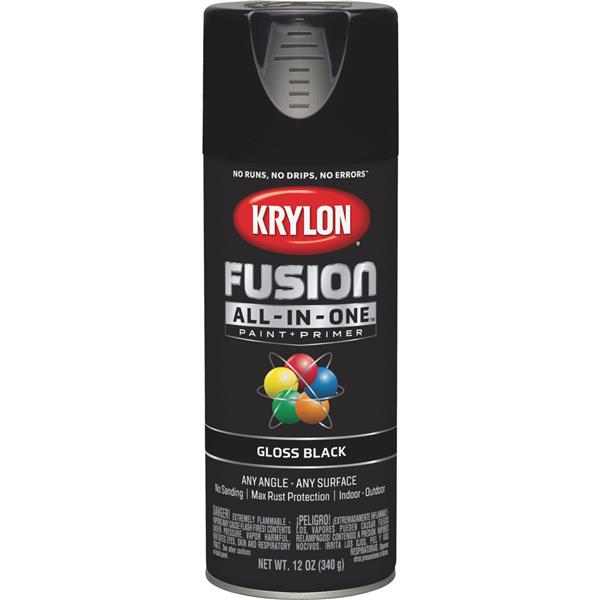 ****Krylon Fusion All-In-One Gloss Spray Paint &amp; Primer, Black