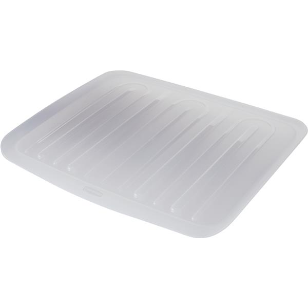 Rubbermaid 14.7 In. x 18 In. Clear Sloped Drainer Tray