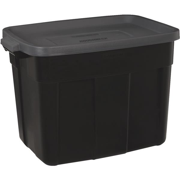 Rubbermaid Roughneck Storage Tote 18 Gal Black